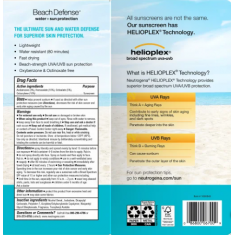 Neutrogena Beach Defense Sunscreen Spray SPF 60+, 8.5 oz, 2-pack